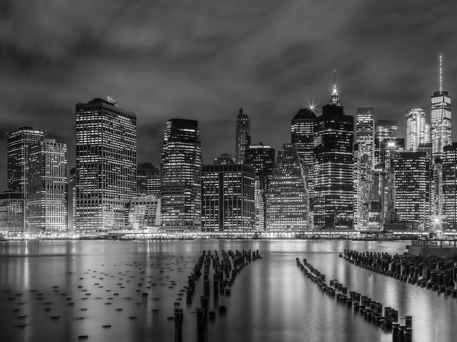 New York City Monochrome Night Impressions
