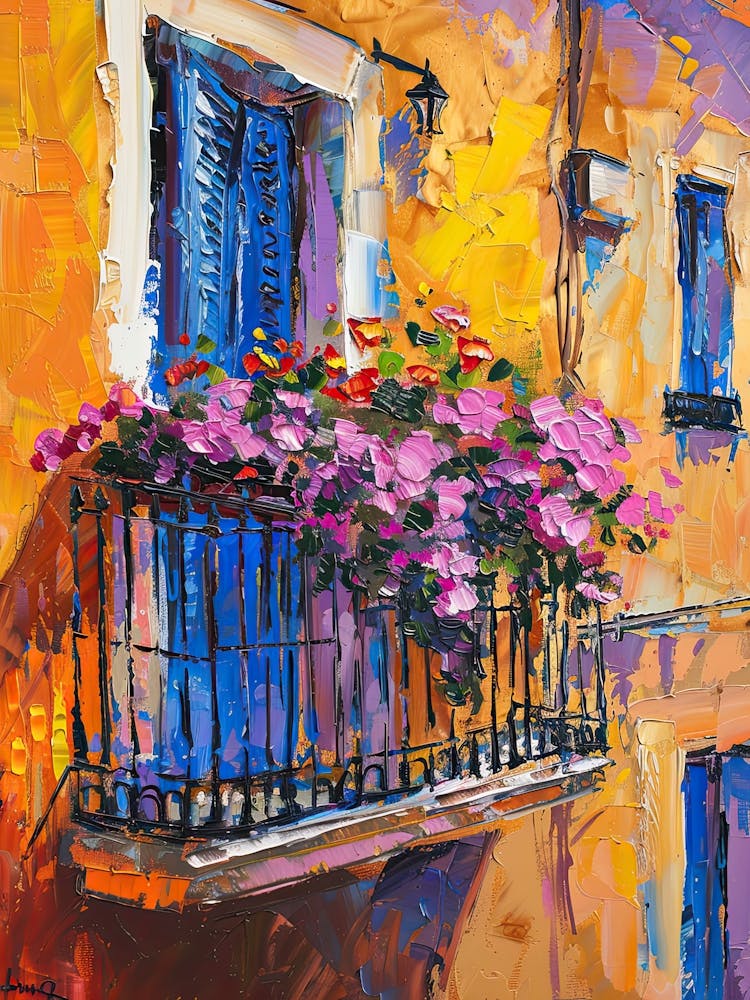 Balcony Painting In Valencia 1