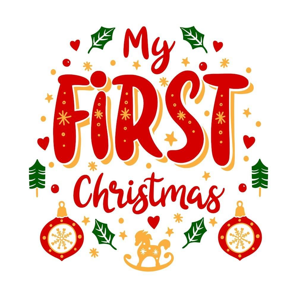 My First Christmas Family Living Room Decor 02