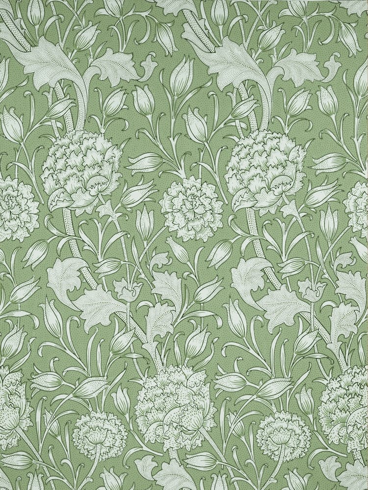 Wild Tulip Vert, William Morris
