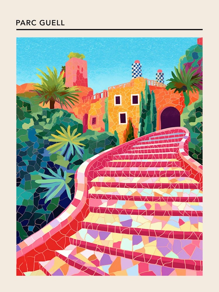 Parc Guell Barcelona Spain 2