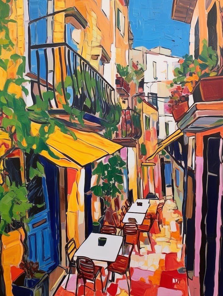 Palermo Italy 4 Fauvist Painting