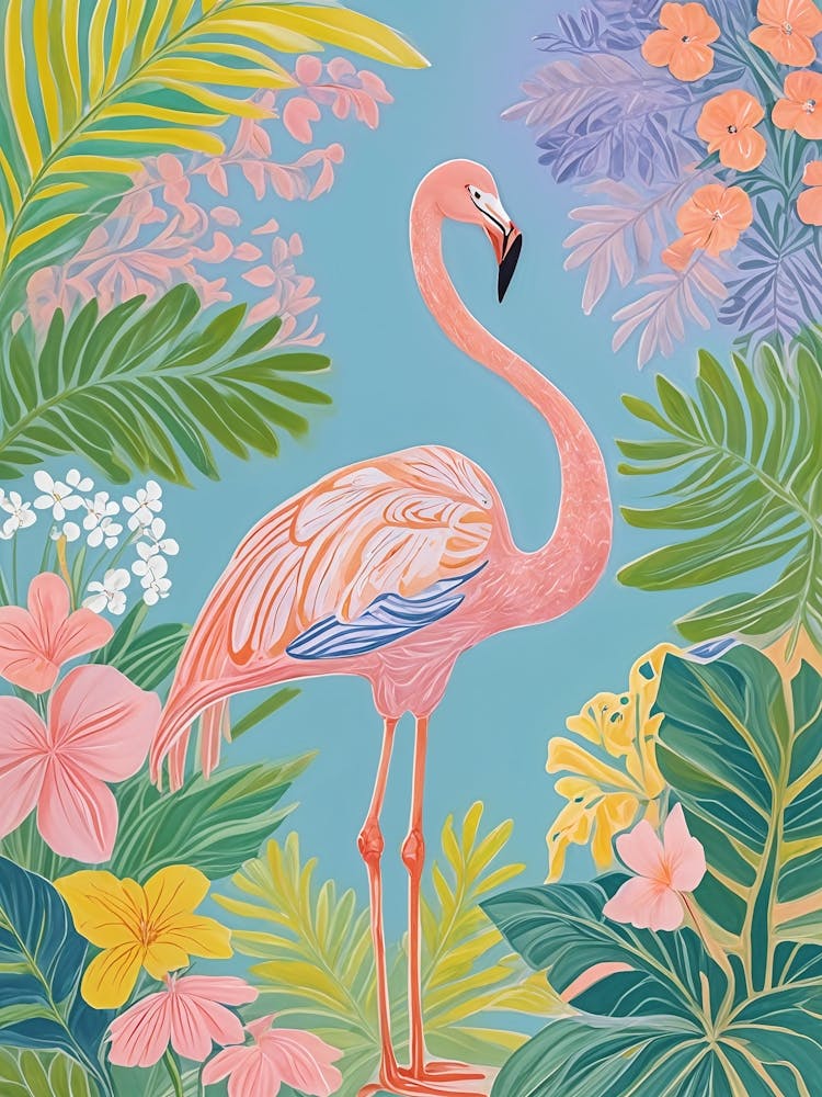 Tropical Flamingo Vibes