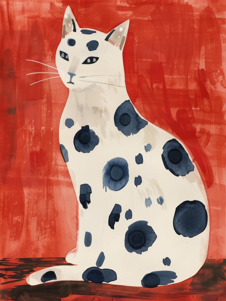 Polka Dot Cat 12