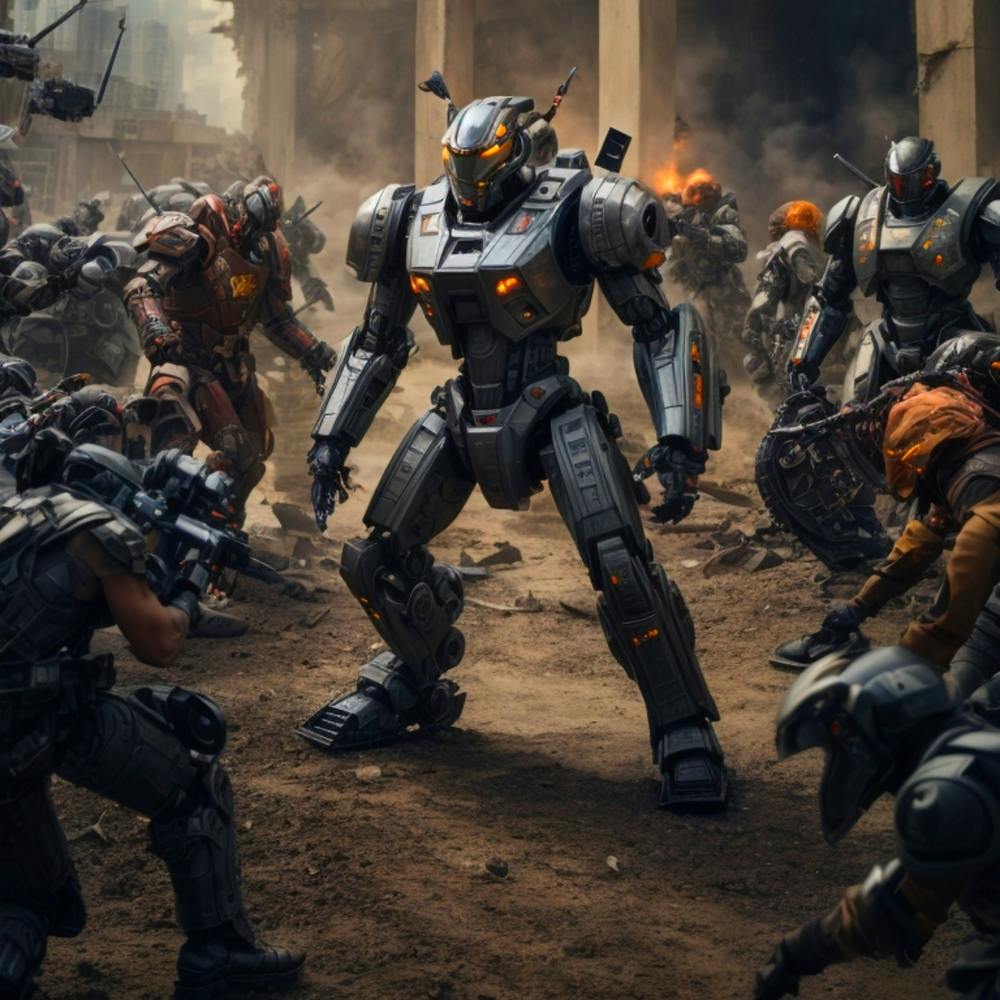 Futuristic Robot War 2
