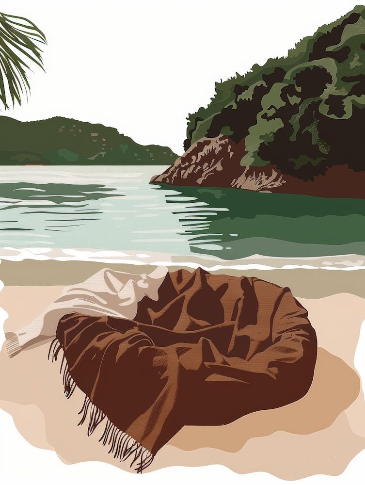 Beach Blanket On The Beach