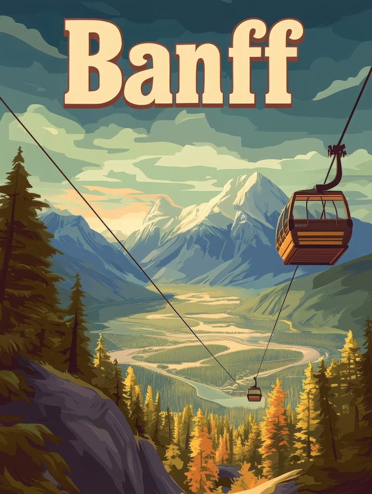 Aihrgdesign A Mid Century Modern Travel Poster For Banff Show Baa05028 Cadc 47e7 8f2e D5da694f0bf1 0