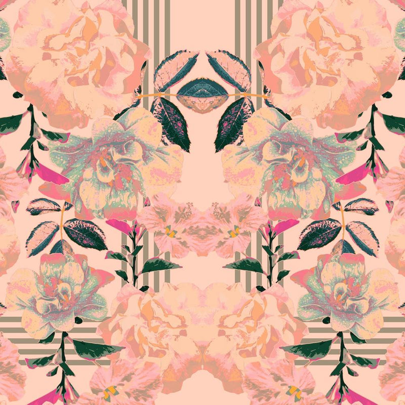 Pink Abstract Bloom II