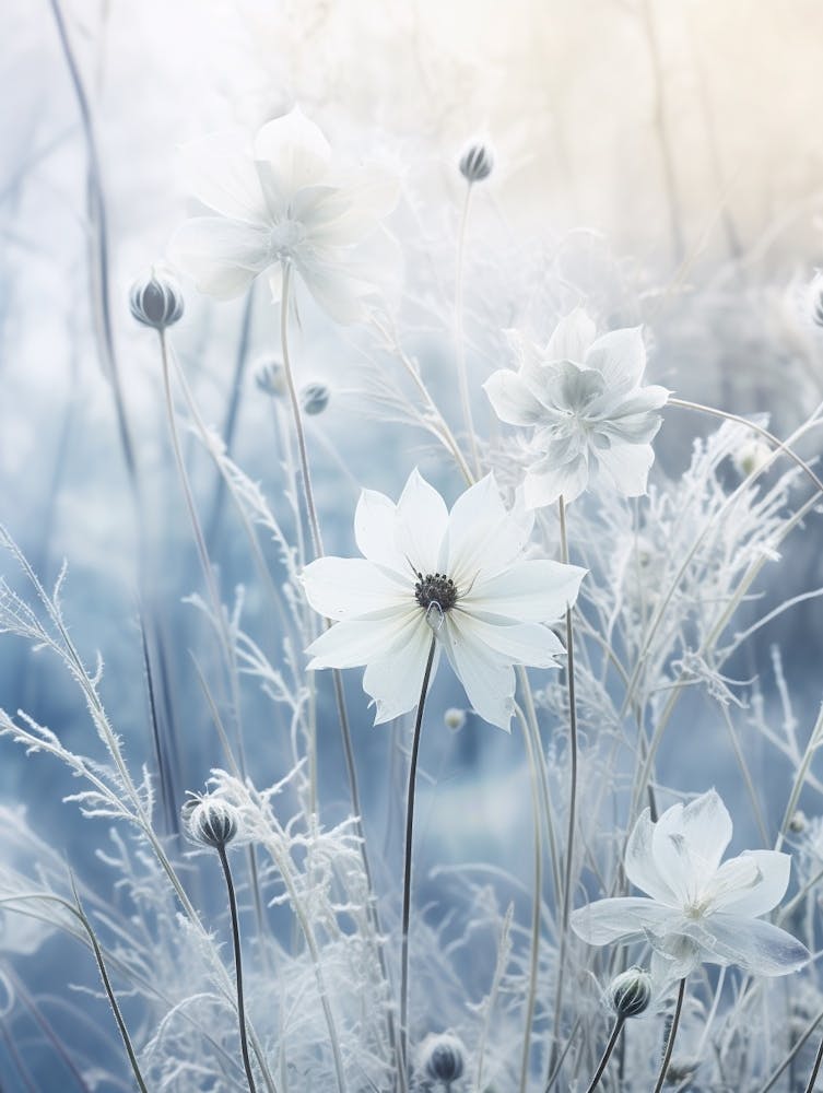 Frosty Botanical Love In A Mist Nigella