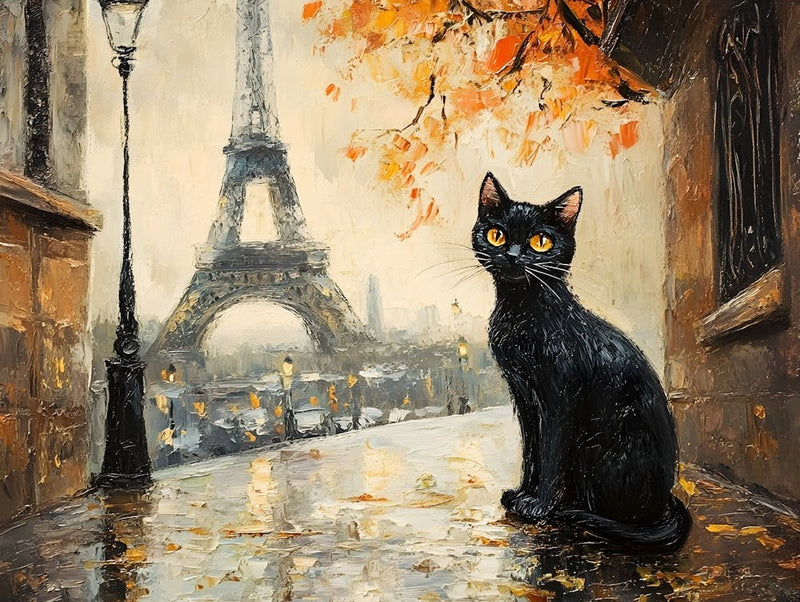 Black Cat In Paris 8