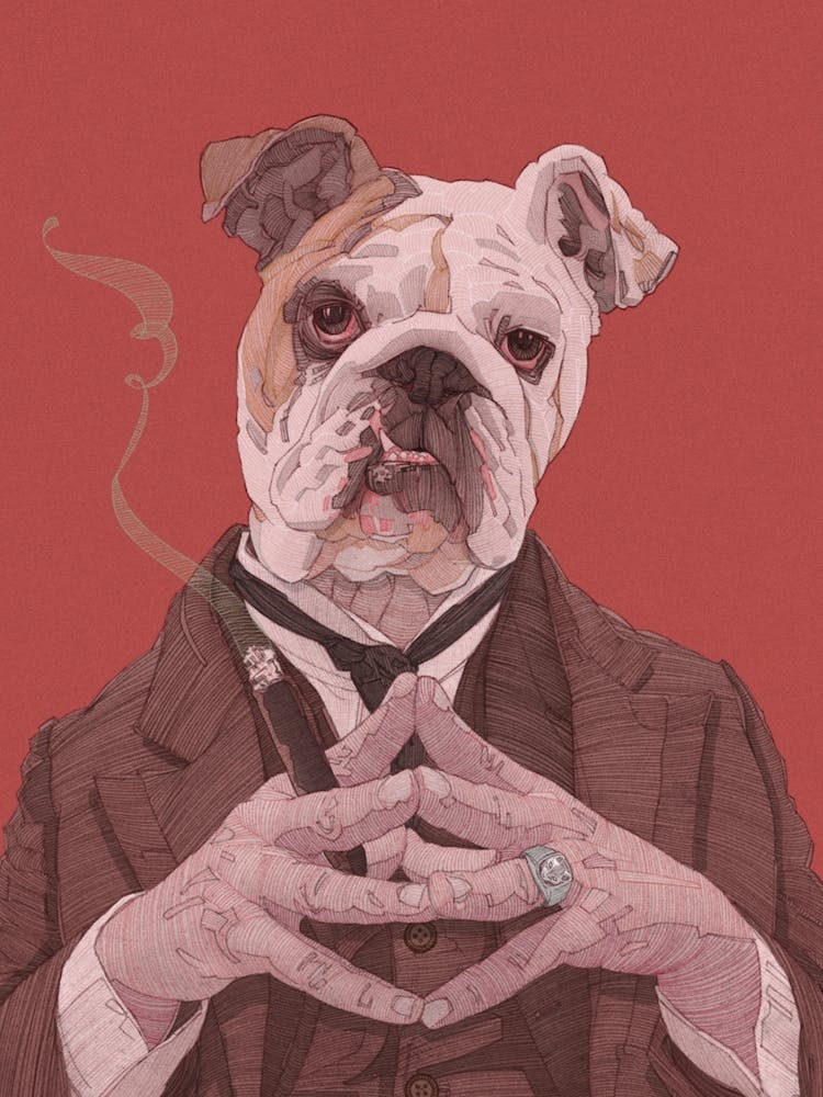 The Boss Dog Portrait
