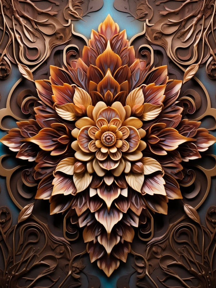 Symmetrical Mandalas Geometric Illustration 8