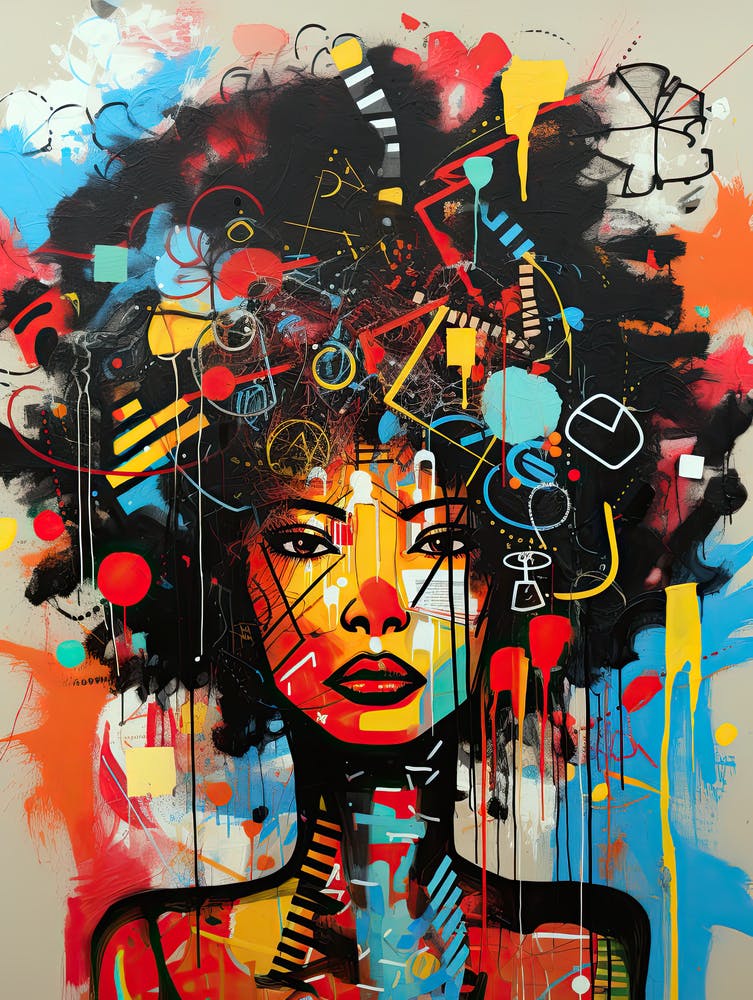 Afro woman 2