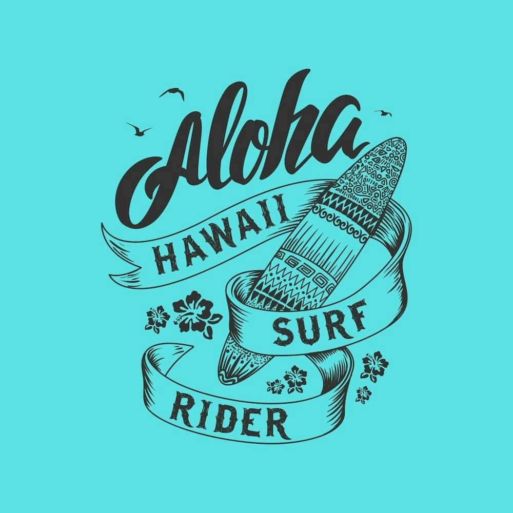 Aloha Hawaiian Surf Rider