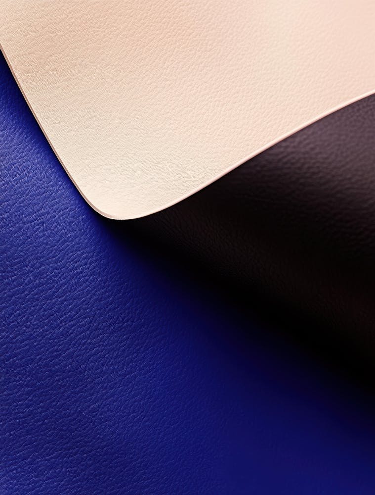 Cuir Bleu et Noir