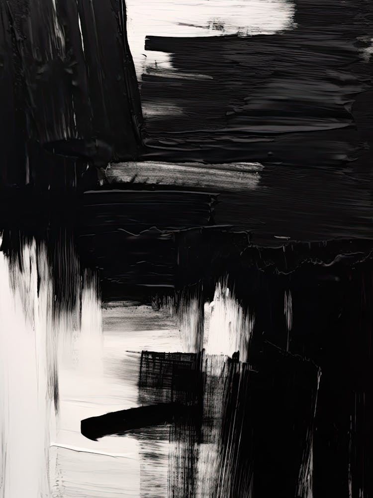 Black Art Brush Strokes 1