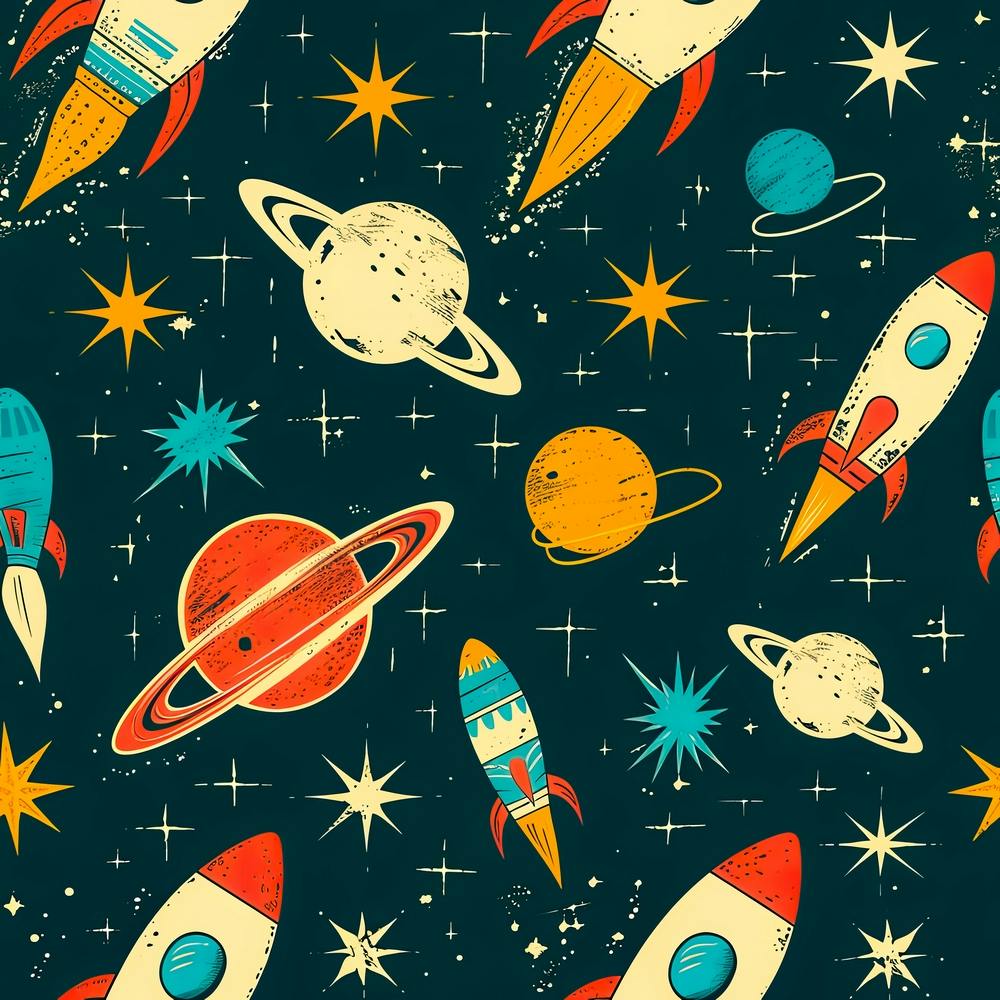 Retro Space Pattern