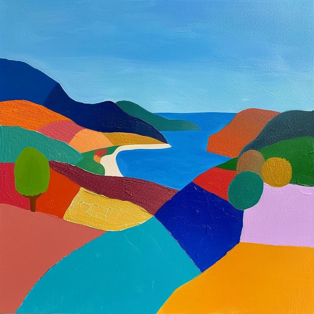 Abstract Travel Collection Montenegro 2