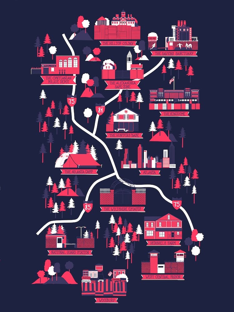 The Walking Dead Map Final Verb