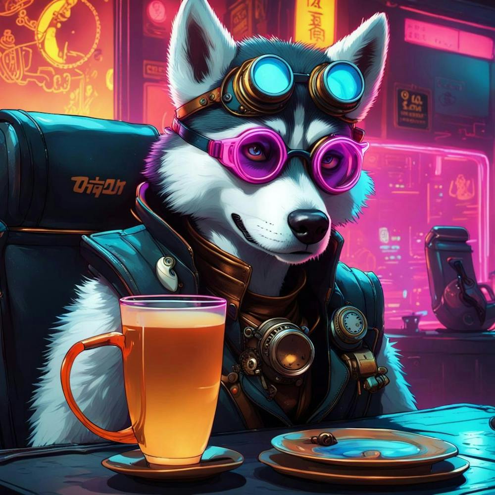 Steampunk Husky