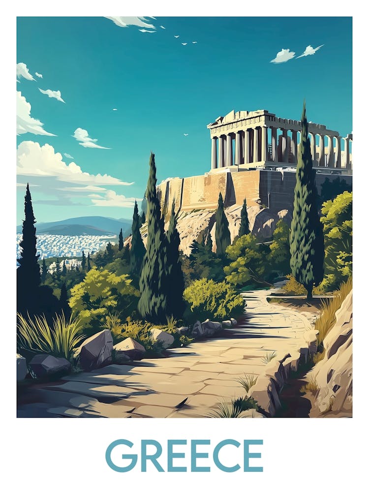 Affiche de voyage Greece 1
