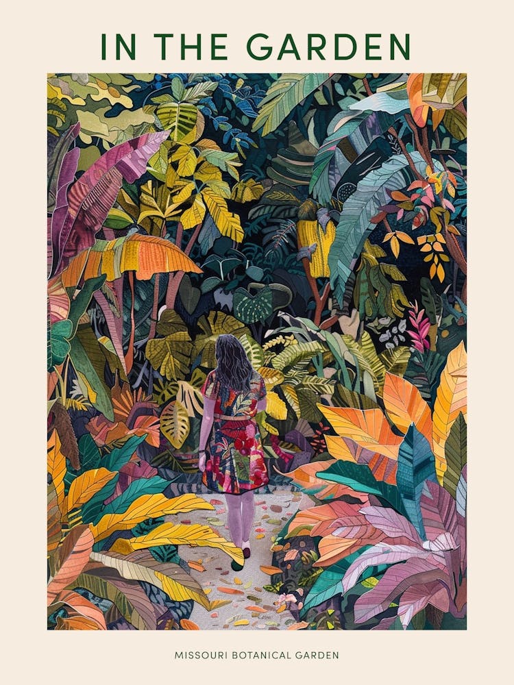 In The Garden Poster Missouri Botanical Garden 1