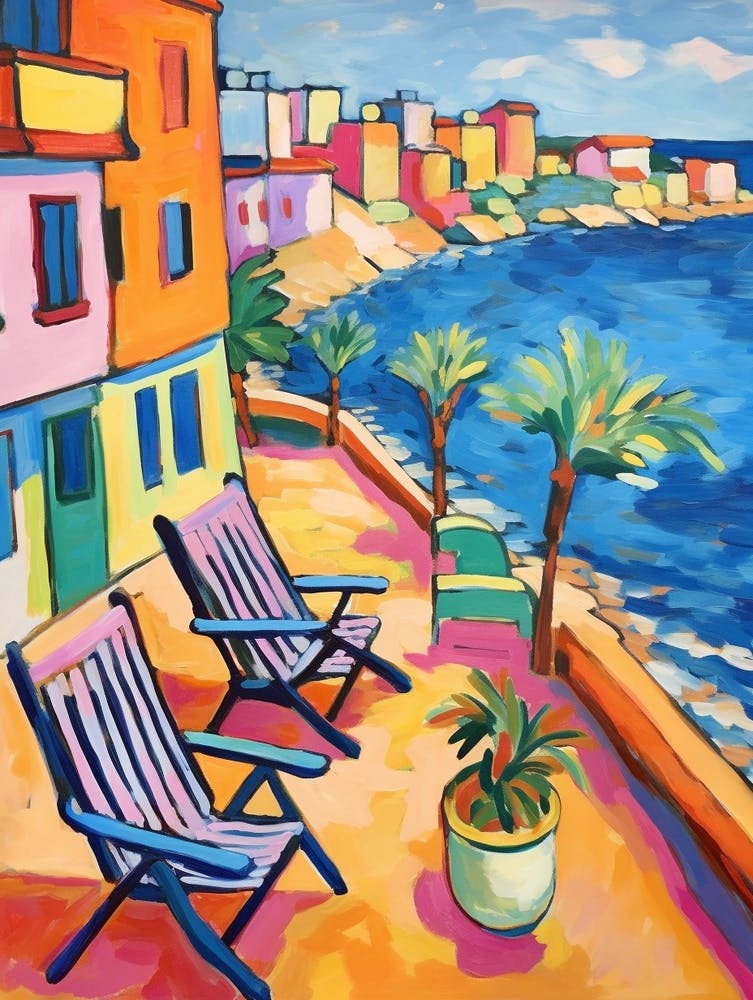 Alexandria Egypt 4 Fauvist Painting