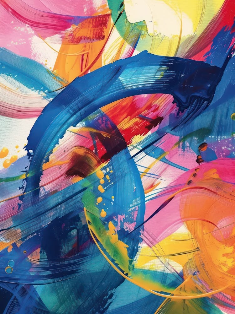 Colourful Brush Strokes 8