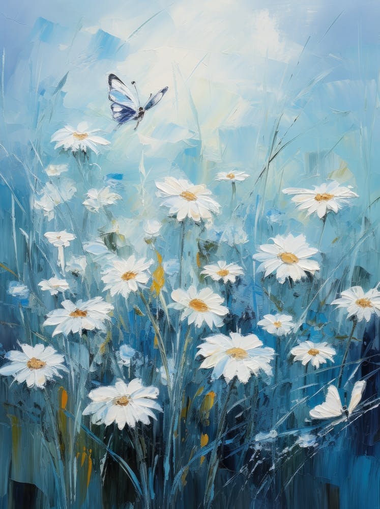 Daisies And Butterflies 2