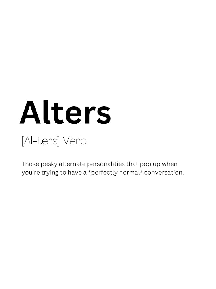 Alters Definition Meaning