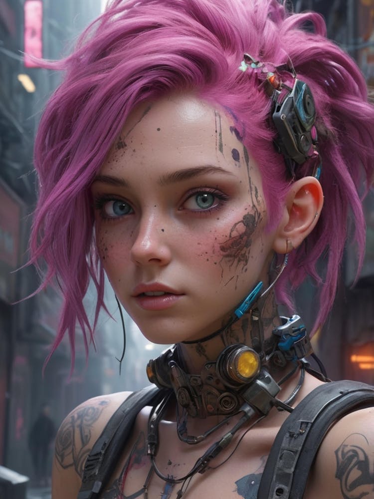 Cyberpunk Girl 1