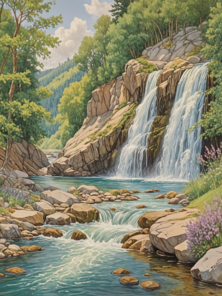 Storybook Waterfall no4