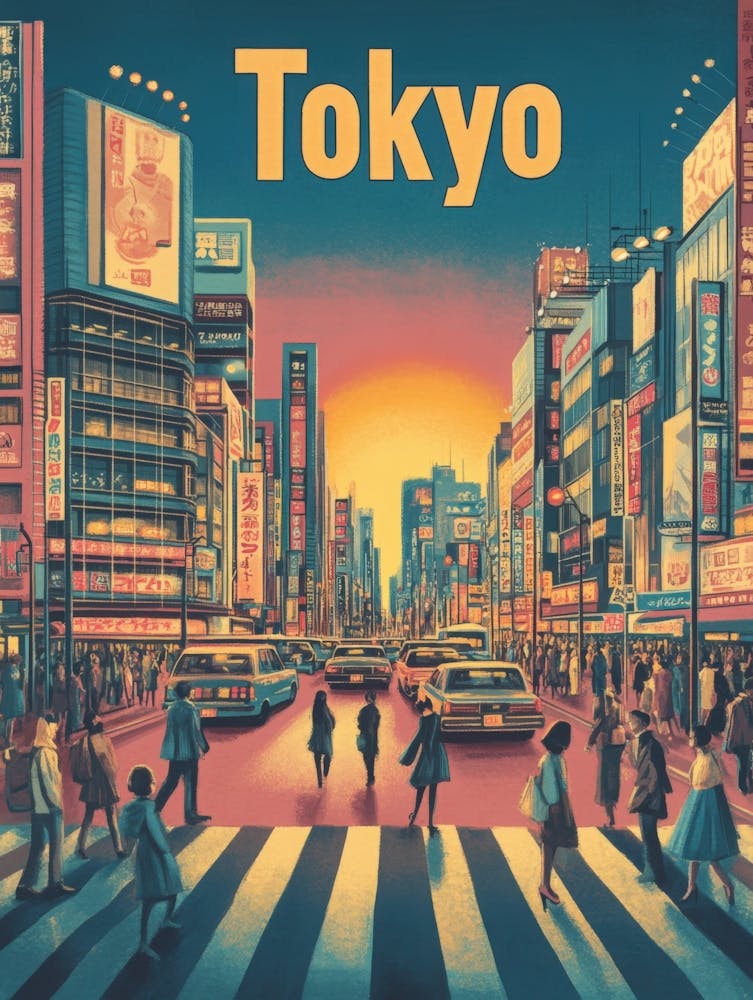 Aihrgdesign Ein Klassisches 1960er Reiseplakat Für Tokio Showcasin C0dead98 3369 47c0 8777 57edb630aad4 2
