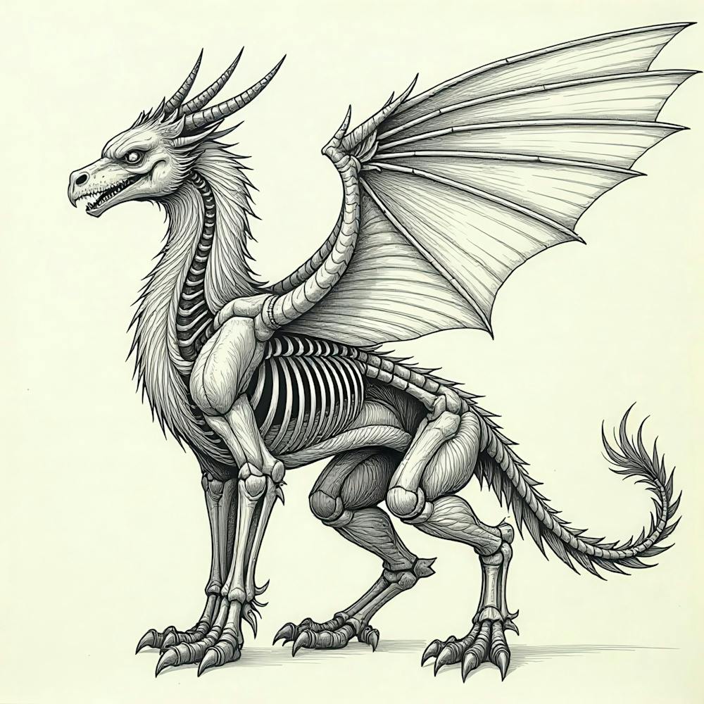 Skeleton Dragon 1