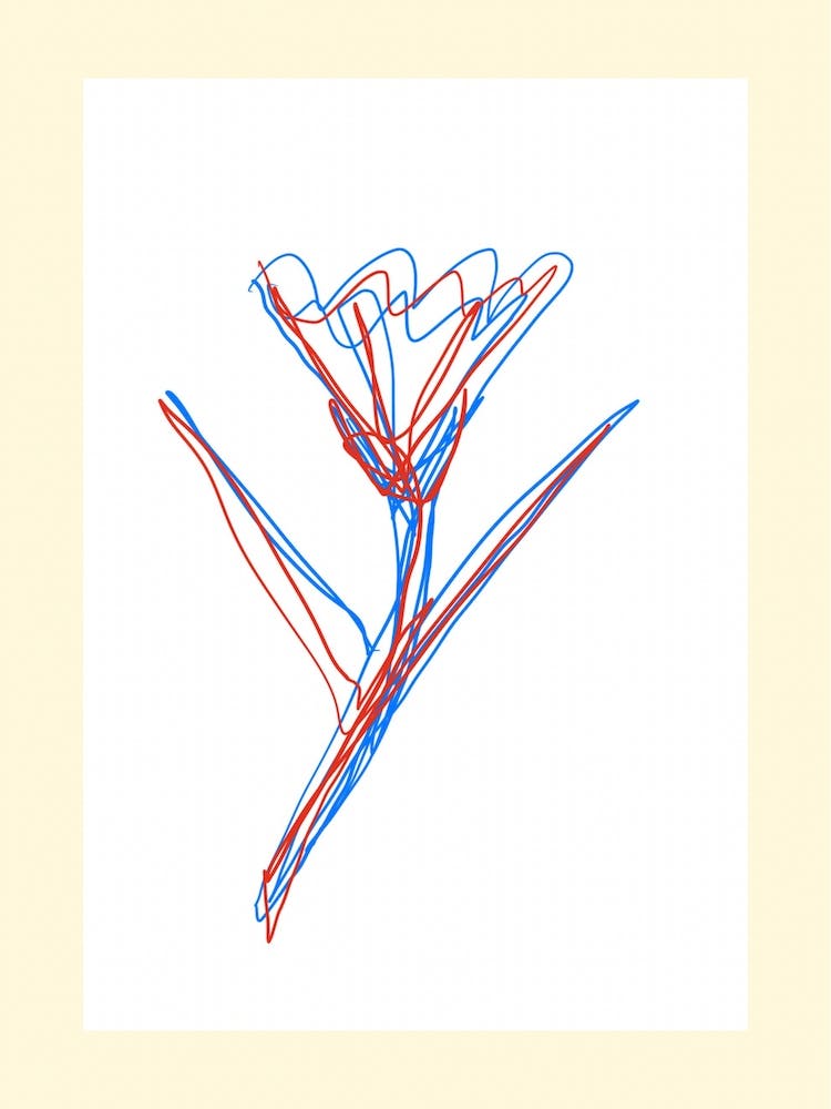 Flower 2 Line Art