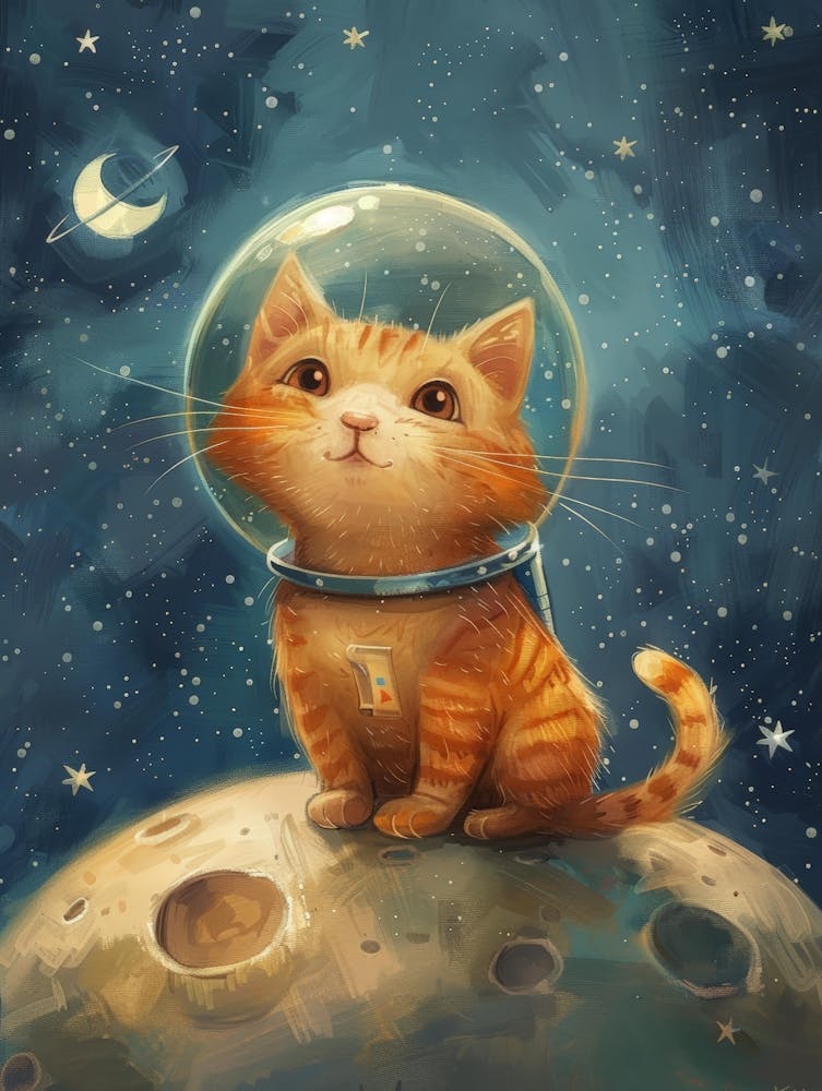 Cat On The Moon 3