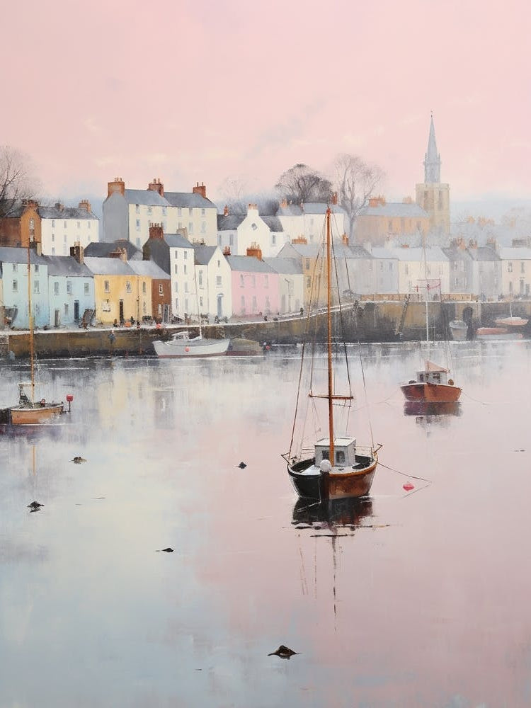 Dreamy Winter Painting Plymouth United Kingdom 1