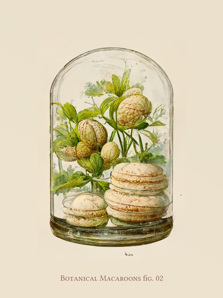 Vintage Botanical Macaroons 02