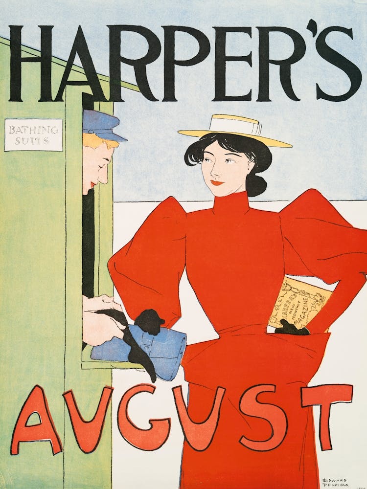 Harper's August Cover