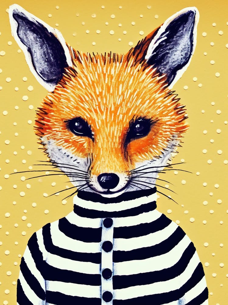 Cute Fox Cartoon Pop