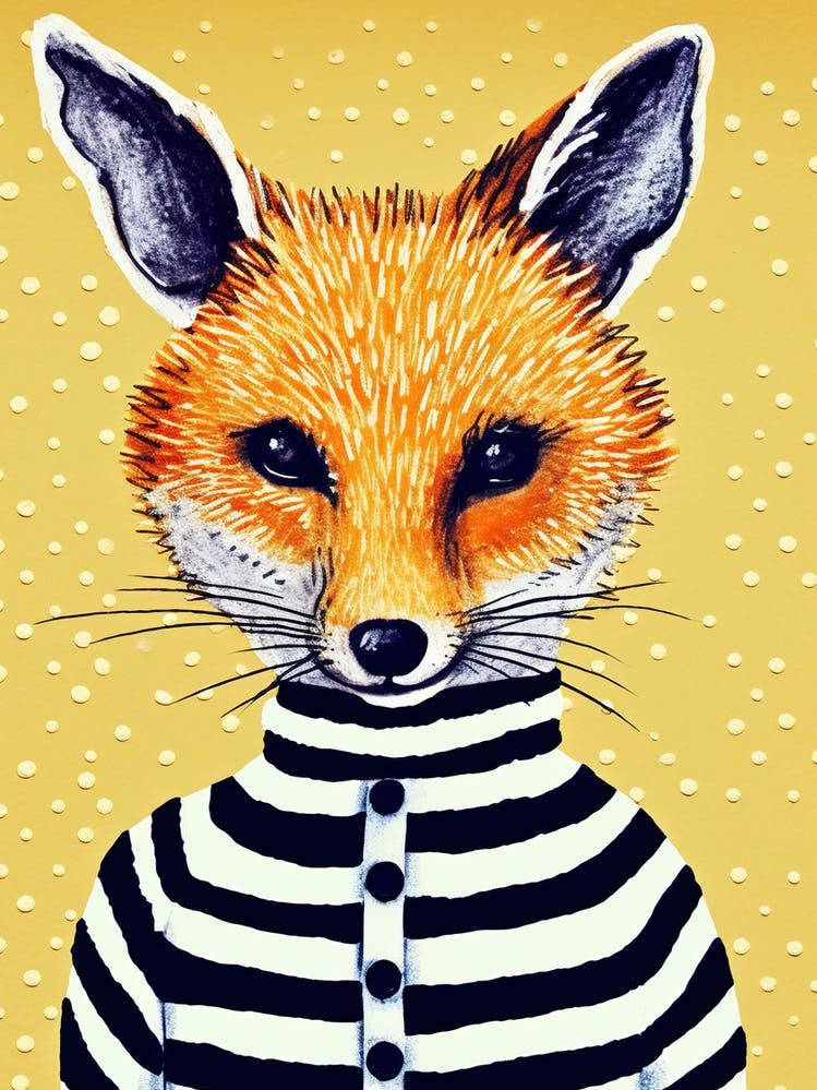 Cute Fox Cartoon Pop