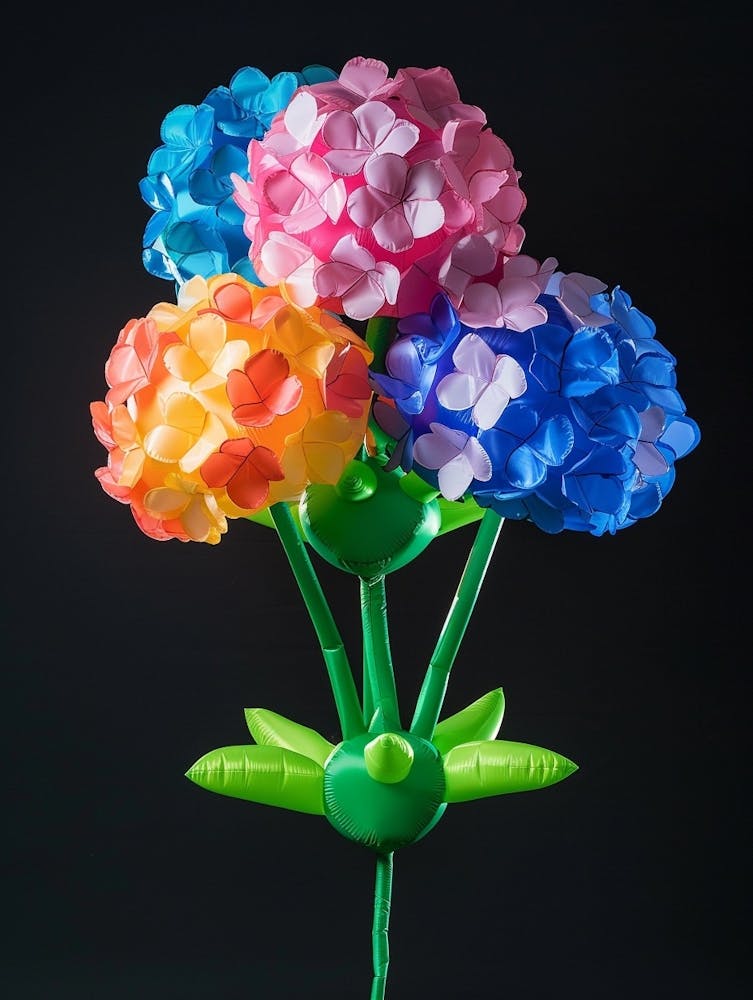 Fleurs gonflables lumineuses - Hortensia 2