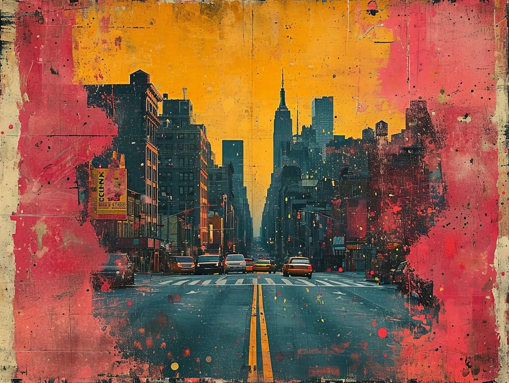 Rhapsodie Urbaine : Récits en Collage de la Vie New-Yorkaise. New York City 7