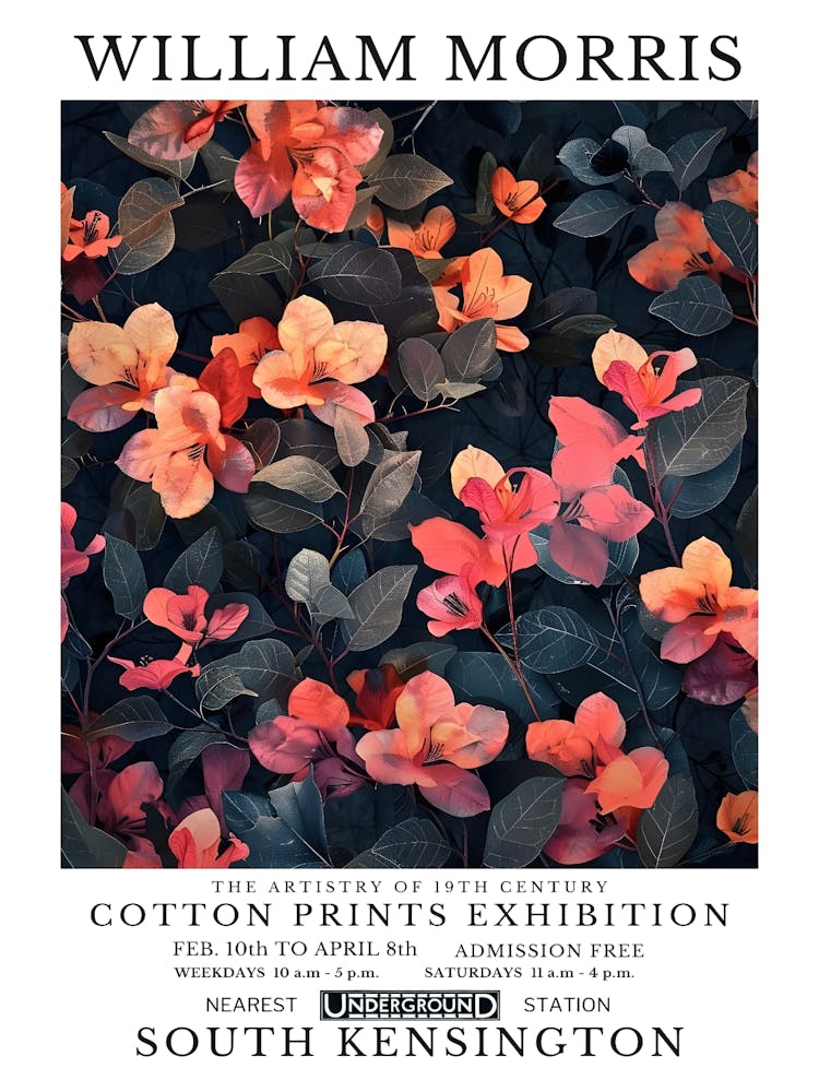 William Morris Cotton Prints Exhibition 44