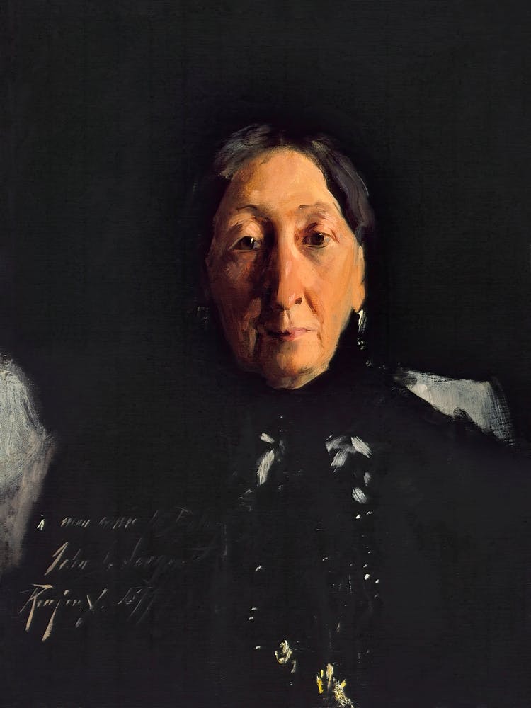 Mme. François Buloz (Christine Blaze) (1879), John Singer Sargent