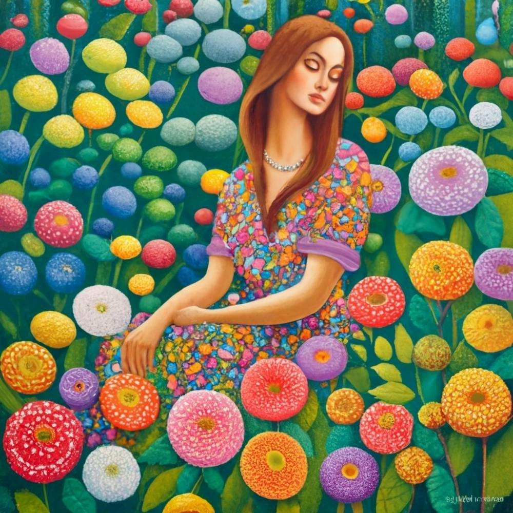 into the garden : Girl In A Garden