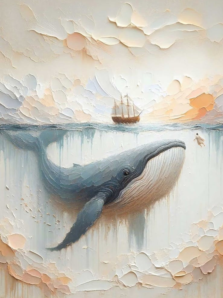 Jonah And The Whale, Christian Art, Digital Christian Painting, Christian Printable, Bible Verse Wall Art, Psalms Art, Scripture Prints