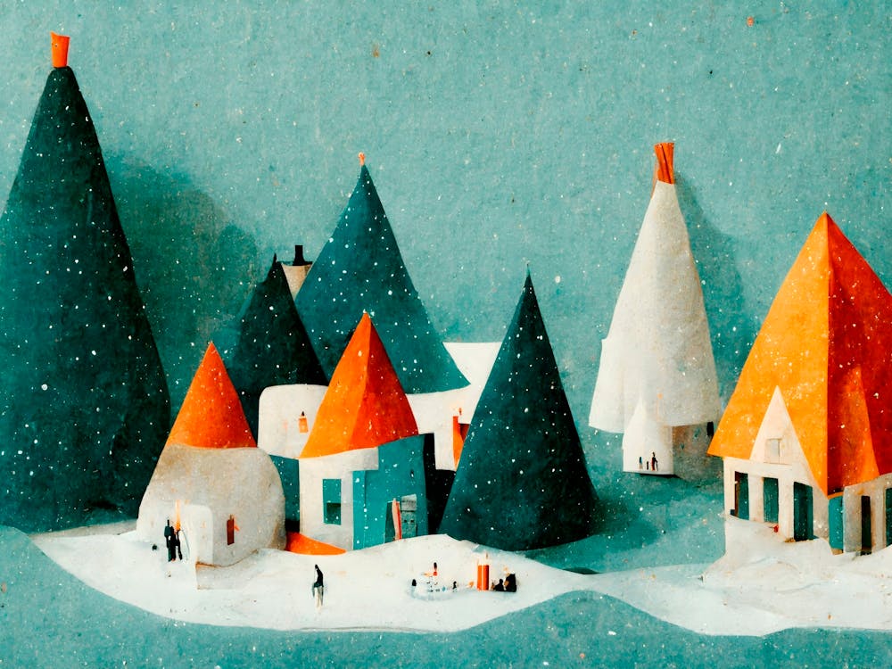 Cute Paper Village