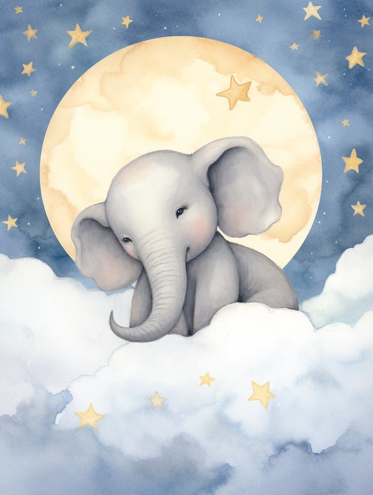 Sleeping Baby Elephant 2