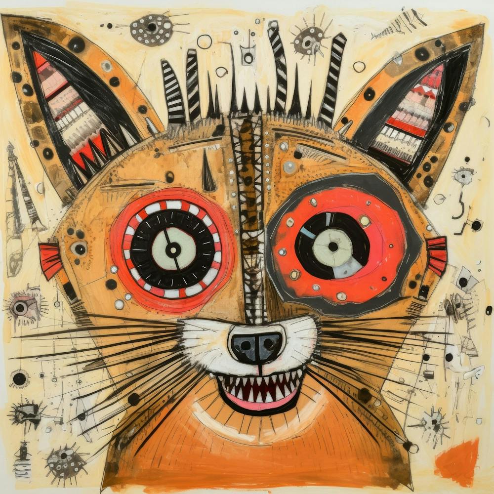 Abstract Raccoon 1